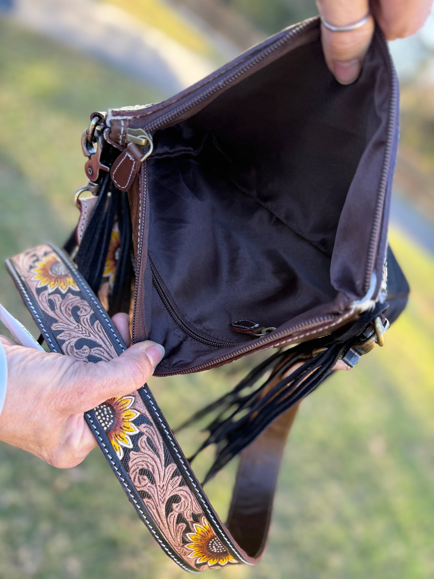 Sunflower purse and wallet set