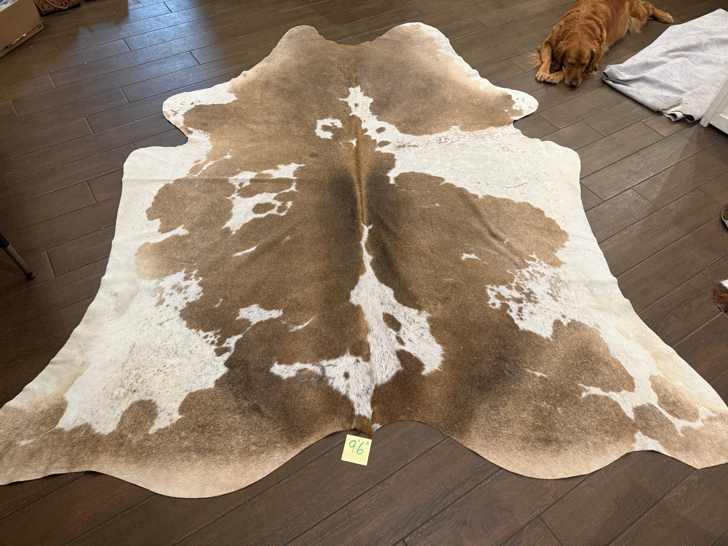 Exotic hide rug 9’6"