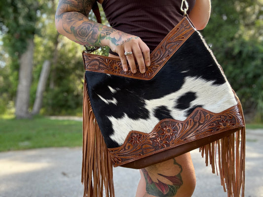 Tooled purse