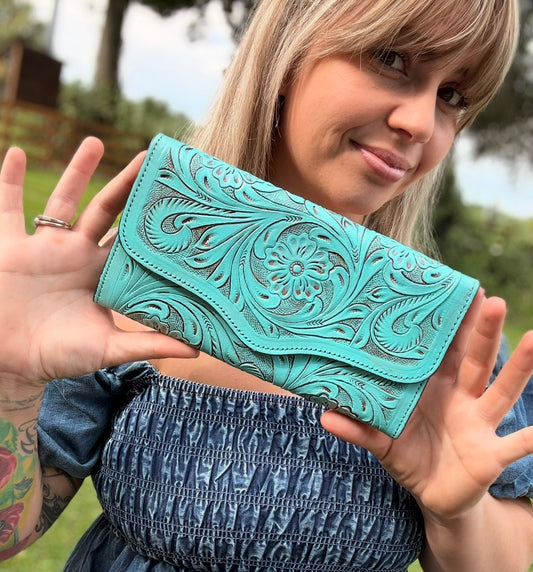 Teal wallet