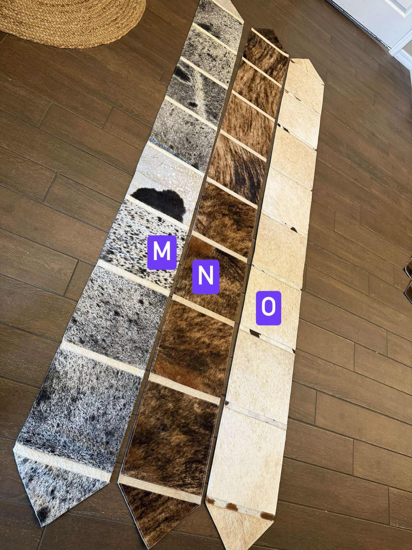 9’ table runners