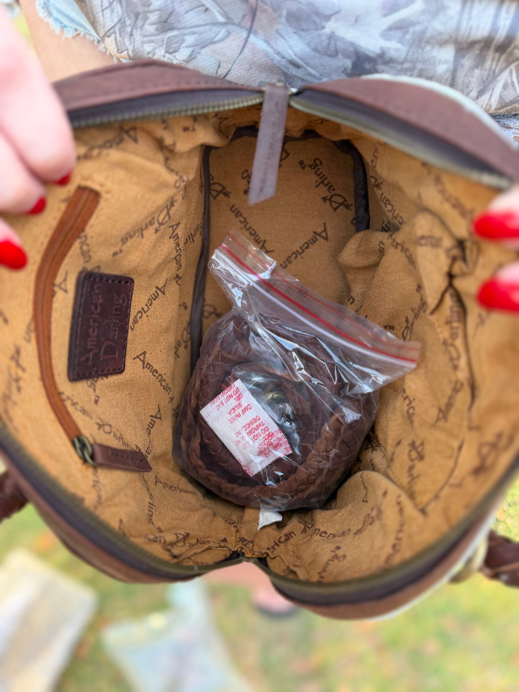 Mini Speedy leather purse