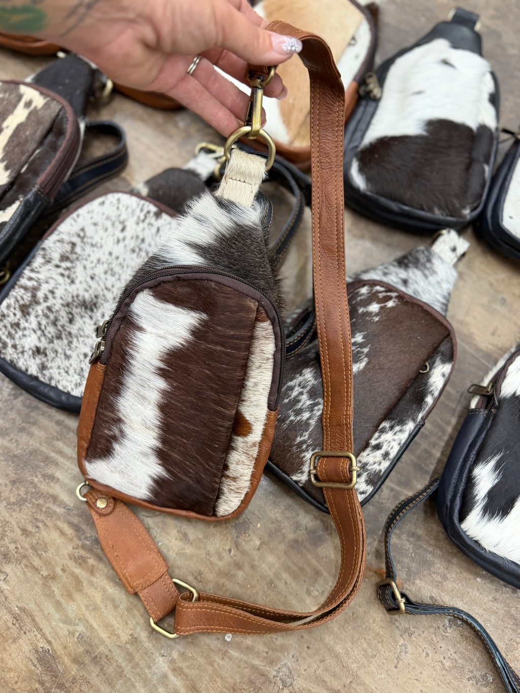 HALF OFF authentic cowhide  CLEARANCE BAGS