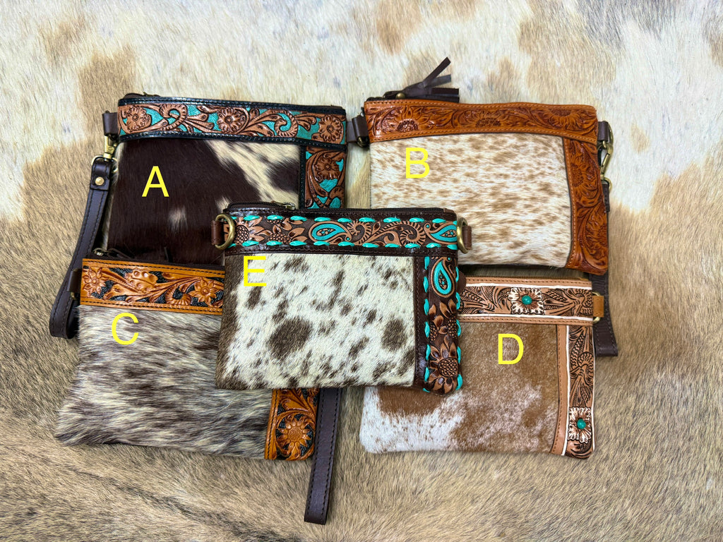 Crossbody wristlet