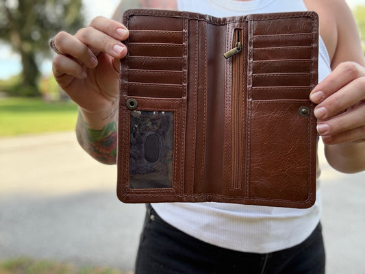 Tooled leather Wallet