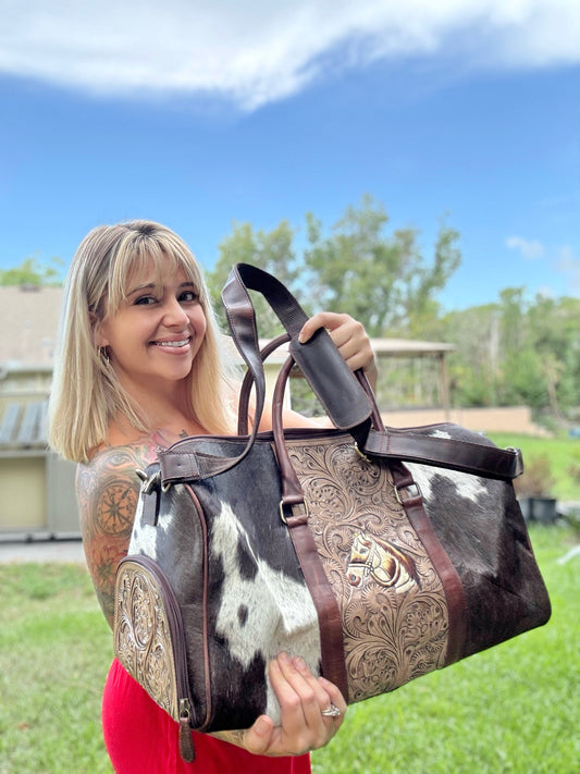 Tooled duffle