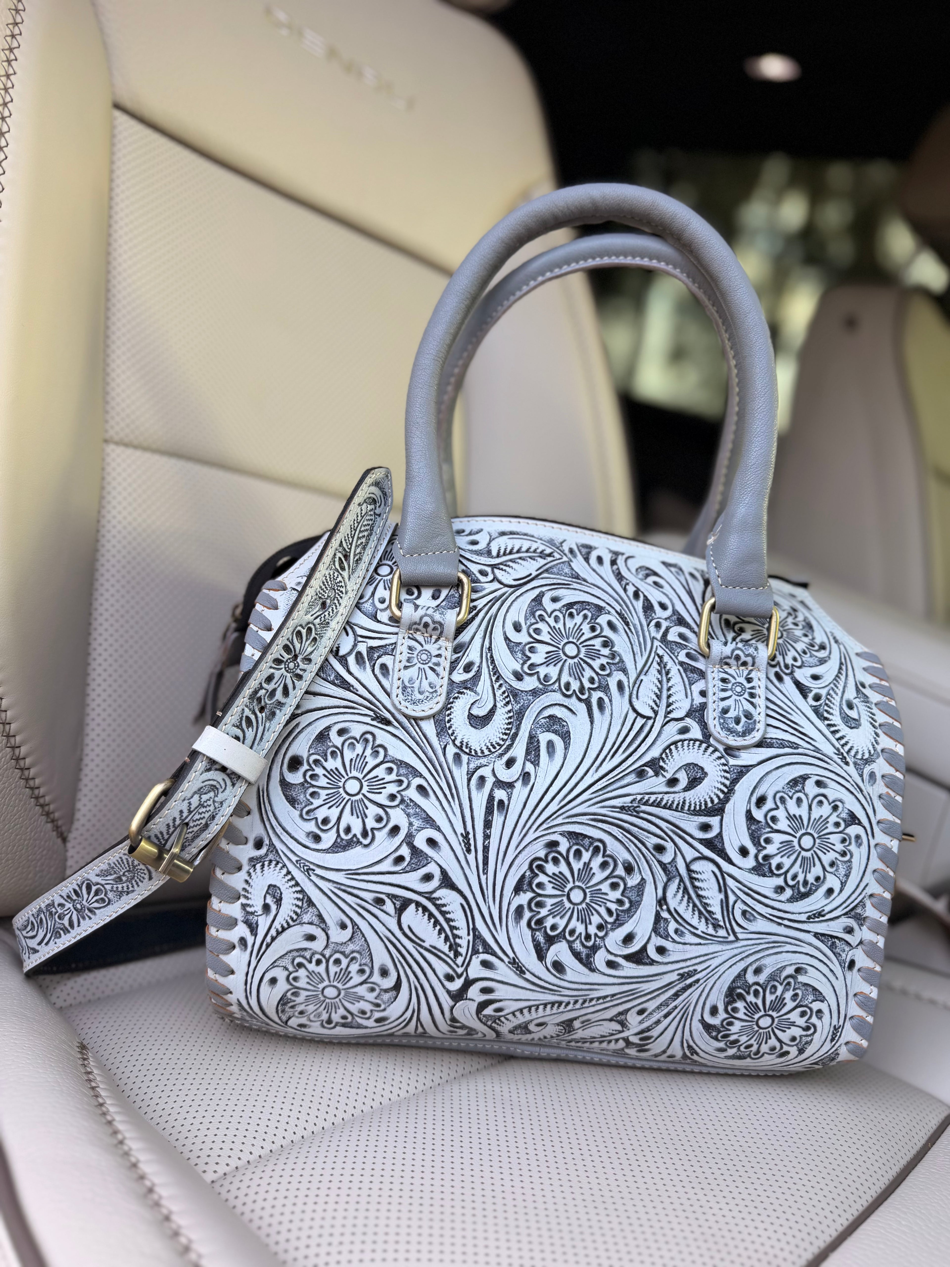 Grey slate speedy bag medium