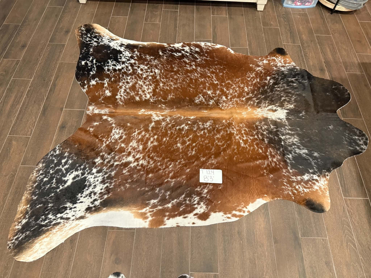 Full size cowhide (exotic) #T124- 8’3”