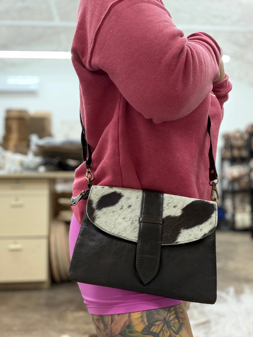 HALF OFF authentic cowhide CLEARANCE BAGS