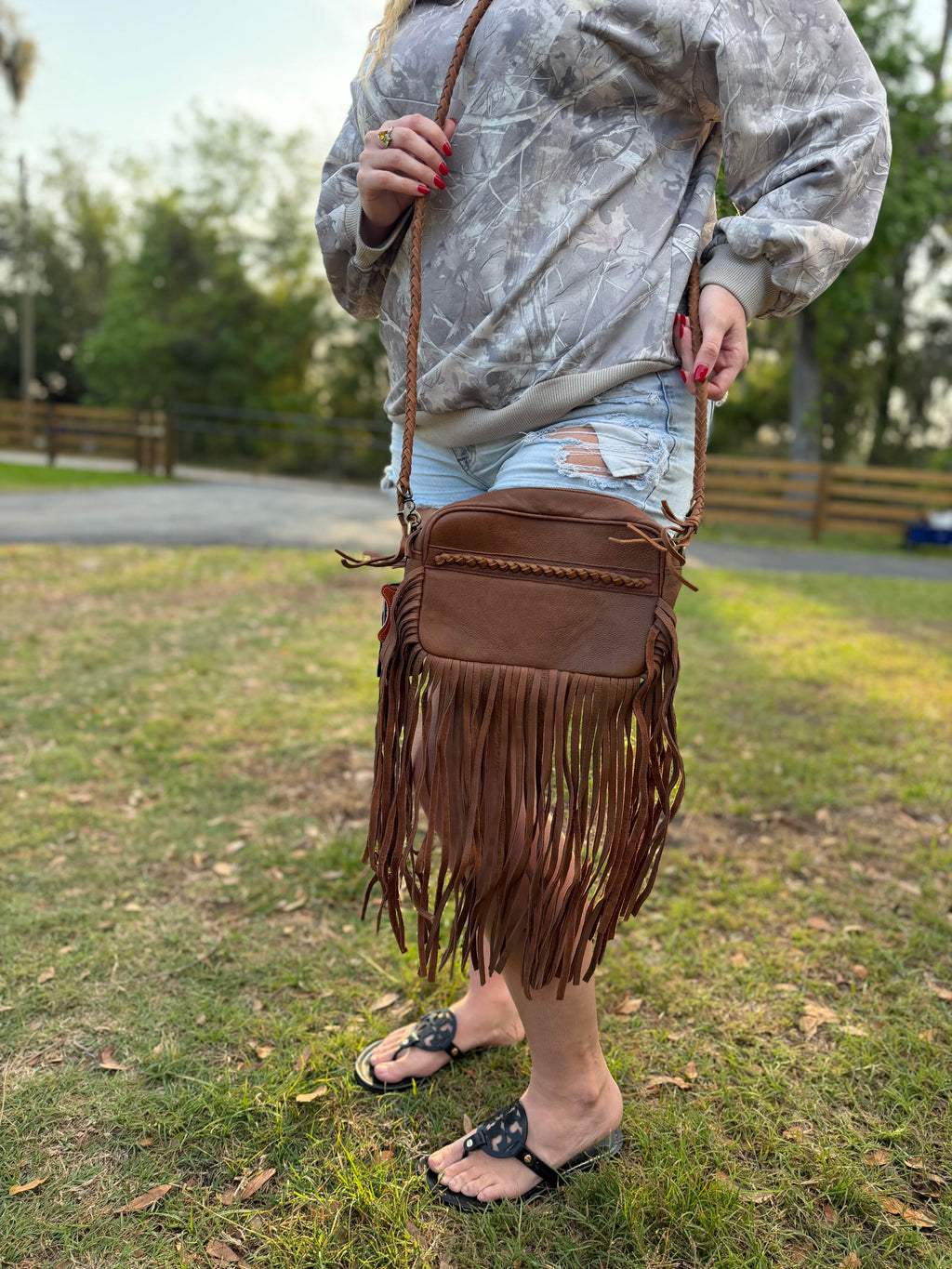leather purse