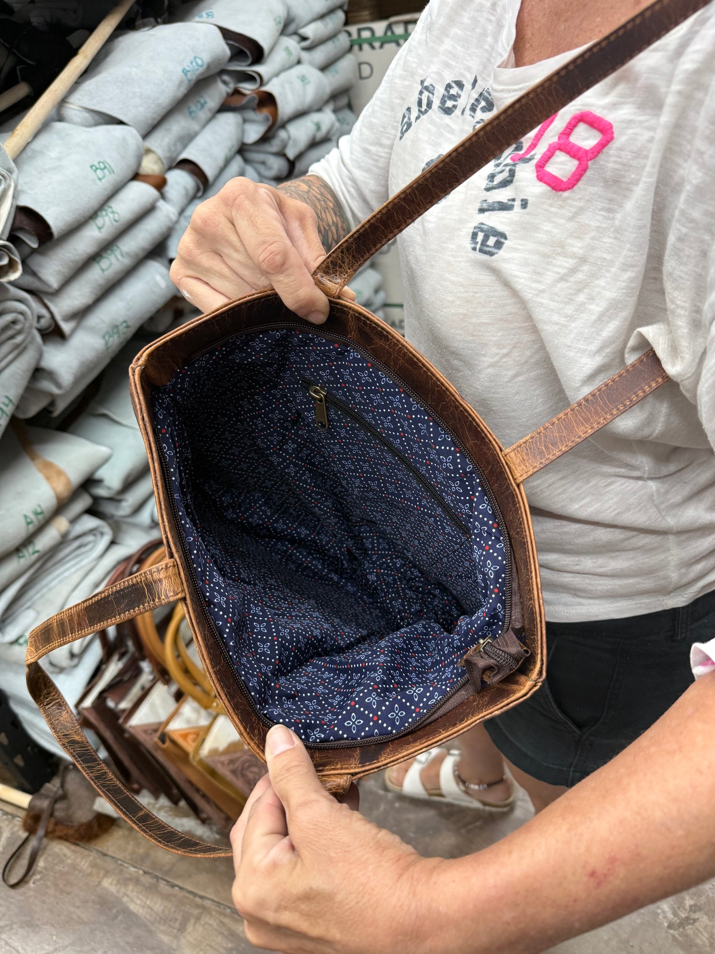 Leather bag
