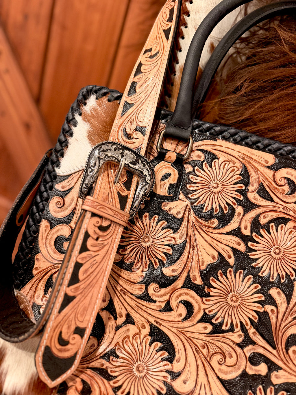 The Shania Tote - tooled leather / by The Painted Porches