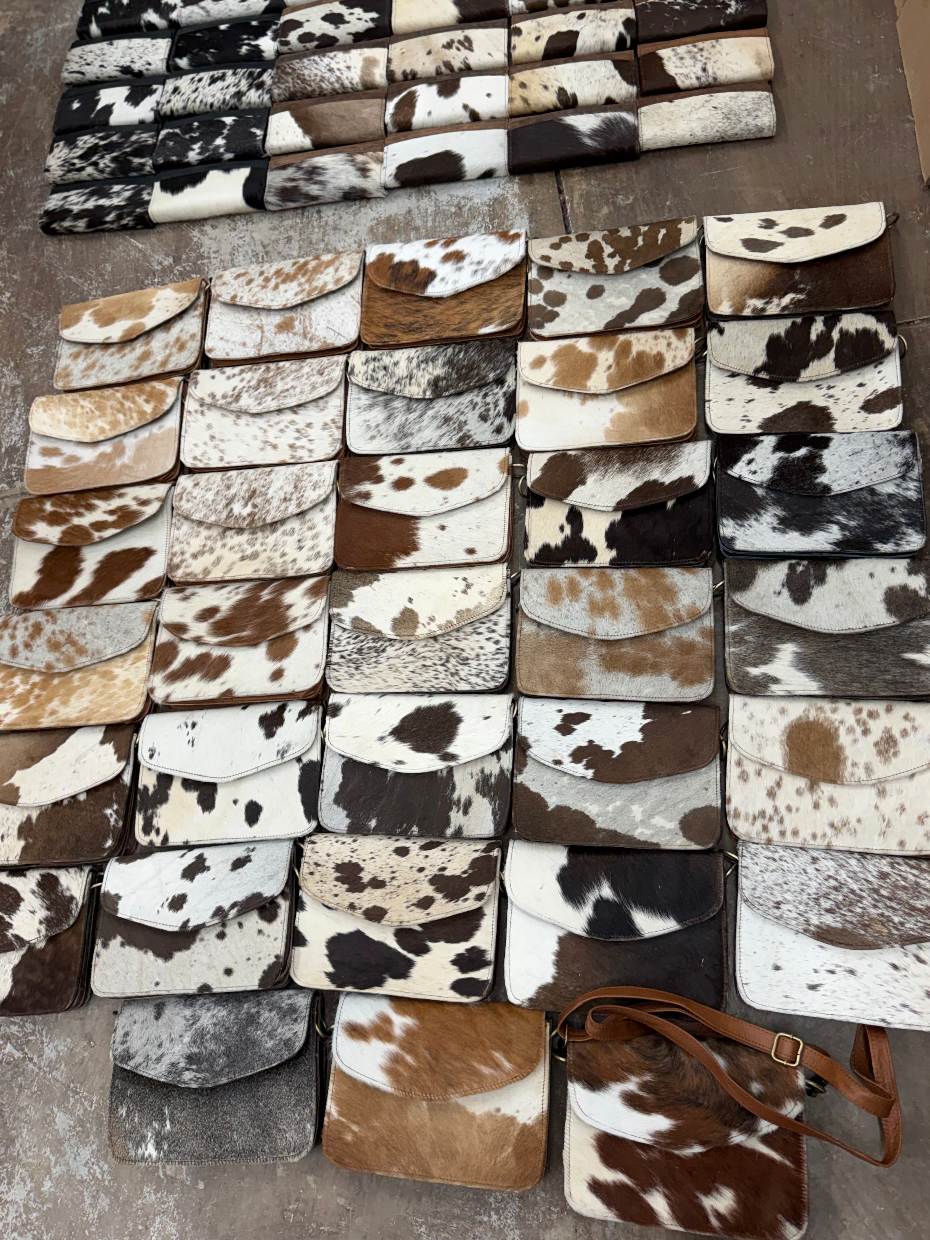 HALF OFF authentic cowhide CLEARANCE BAGS