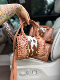 tooled leather speedy (mini)