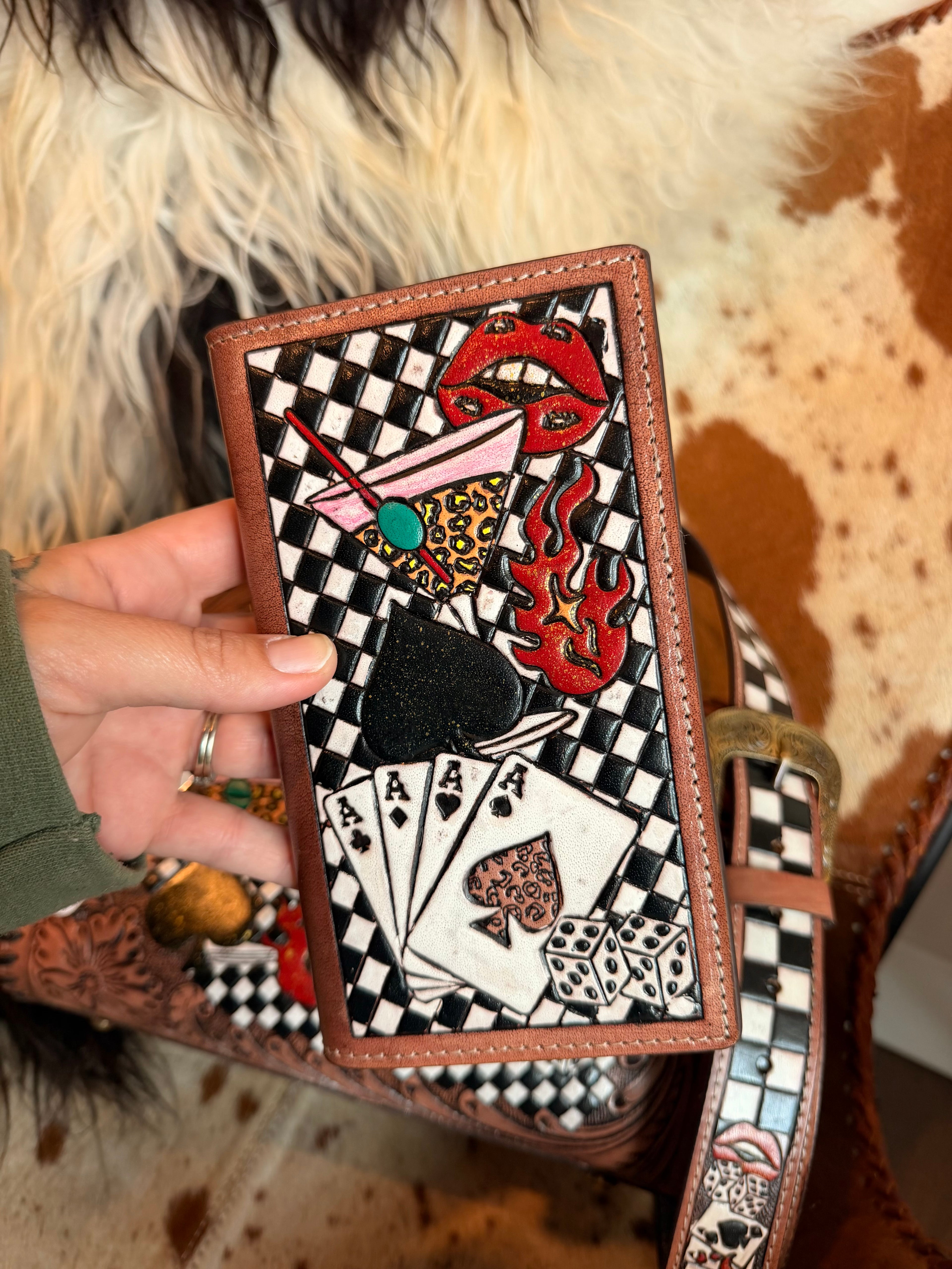 Med/large “It’s Vegas Baby set” with wallet speedy