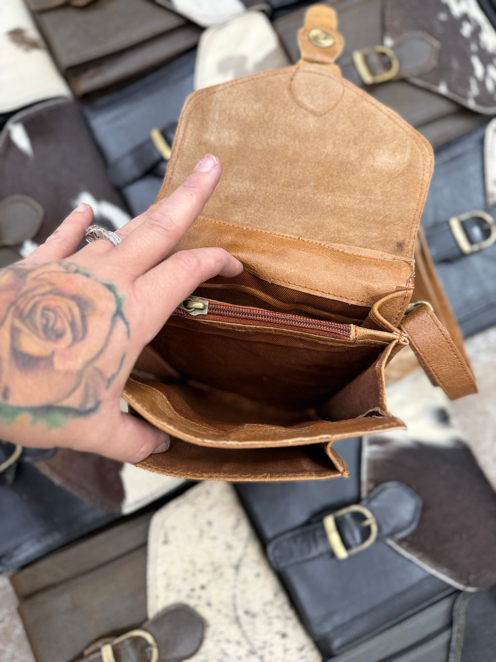 HALF OFF authentic cowhide CLEARANCE BAGS