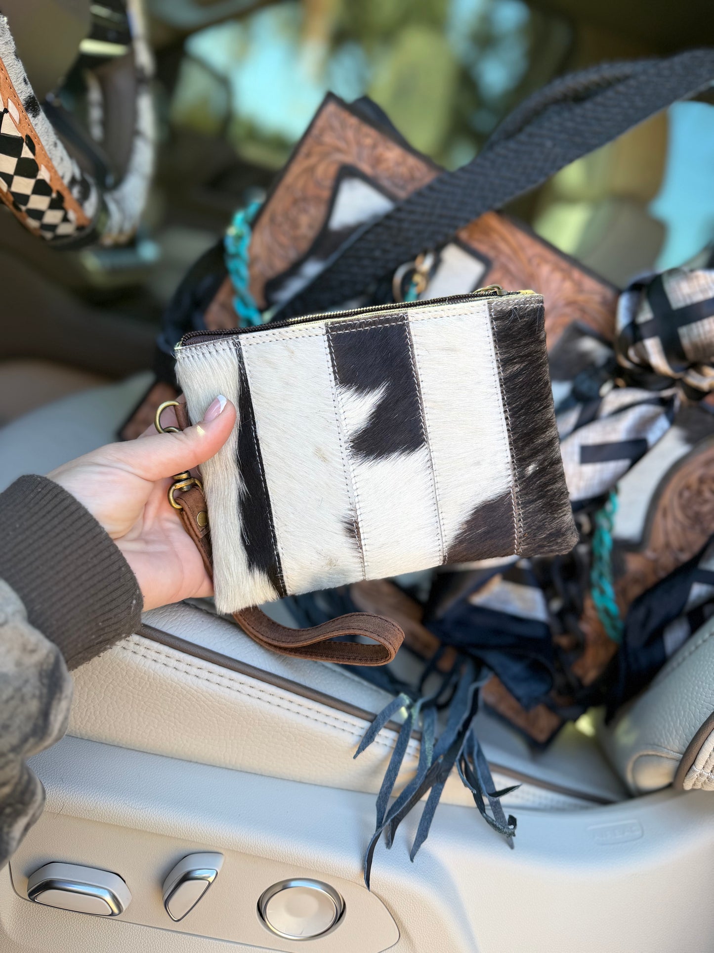 “The Ranch Queen” - classy/tooled leather tote