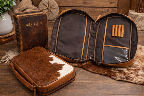 Bible carrying case - free engraving 11”x8”x2”