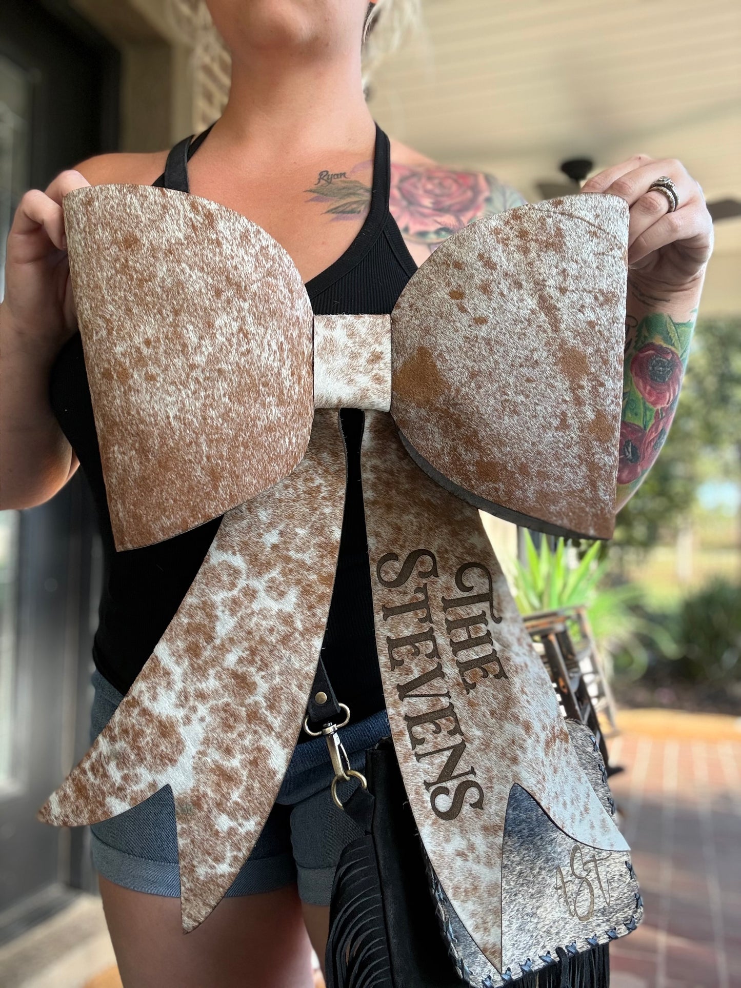 Jumbo bow for tree - Free engraving