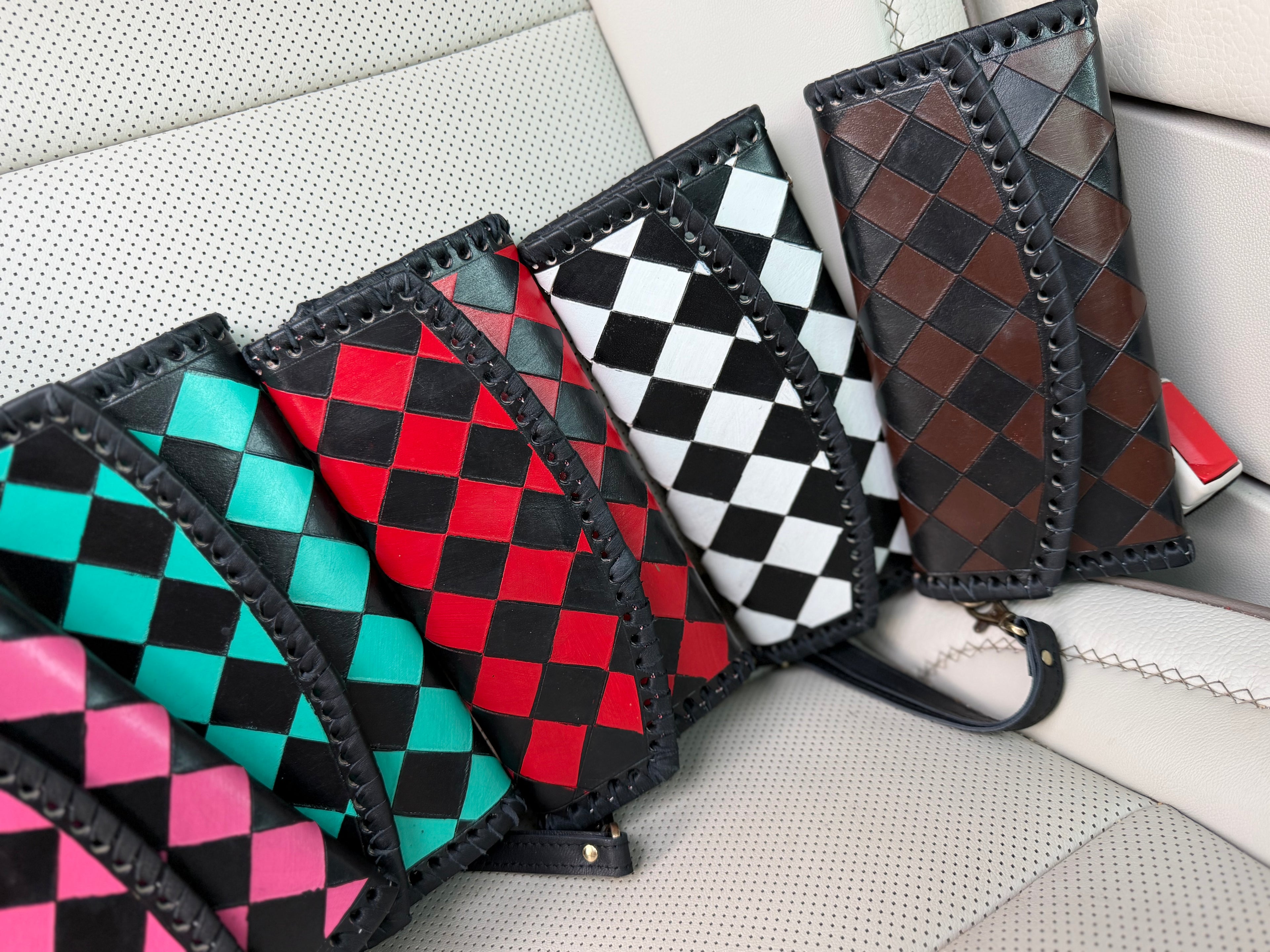 checker Tooled Wallet