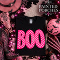 BOO sequin applique' tee