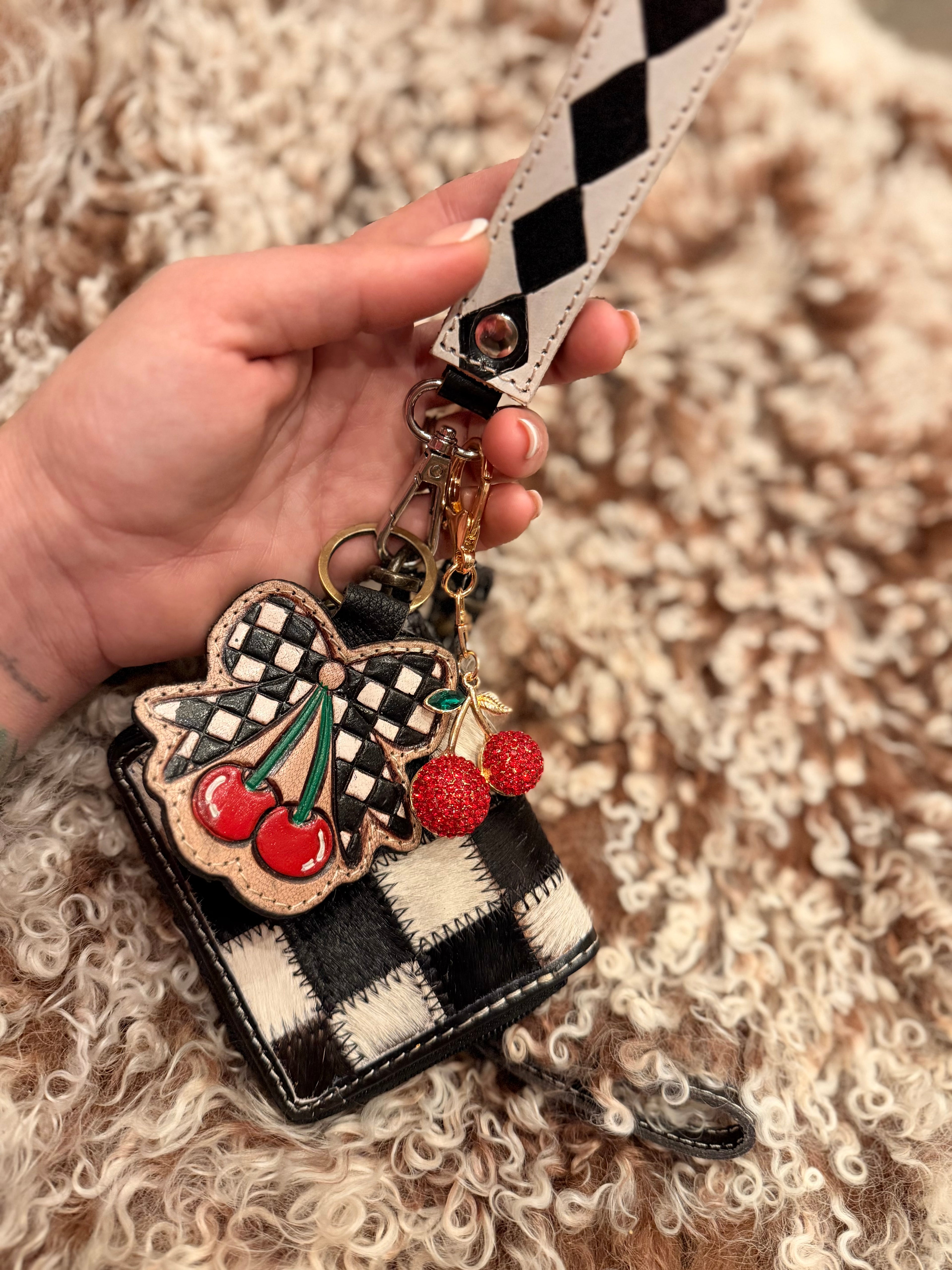Wristlet-keychain-wallet combo