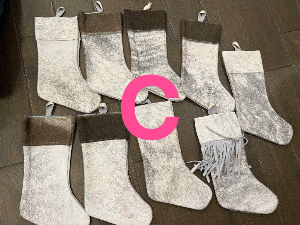 Cowhide stockings 16”