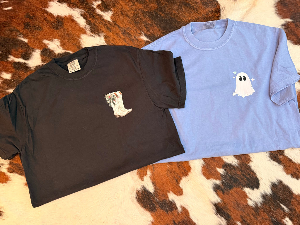 Medium- Comfort color back and front short sleeve tee