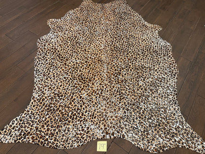 7’9” cheetah cowhide rug