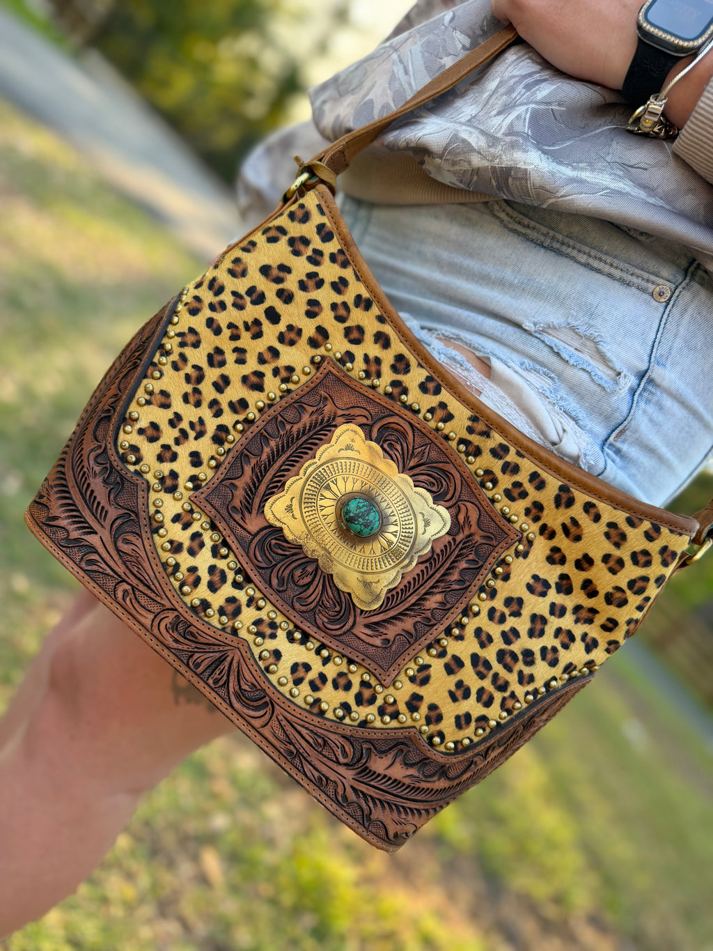 Cheetah purse