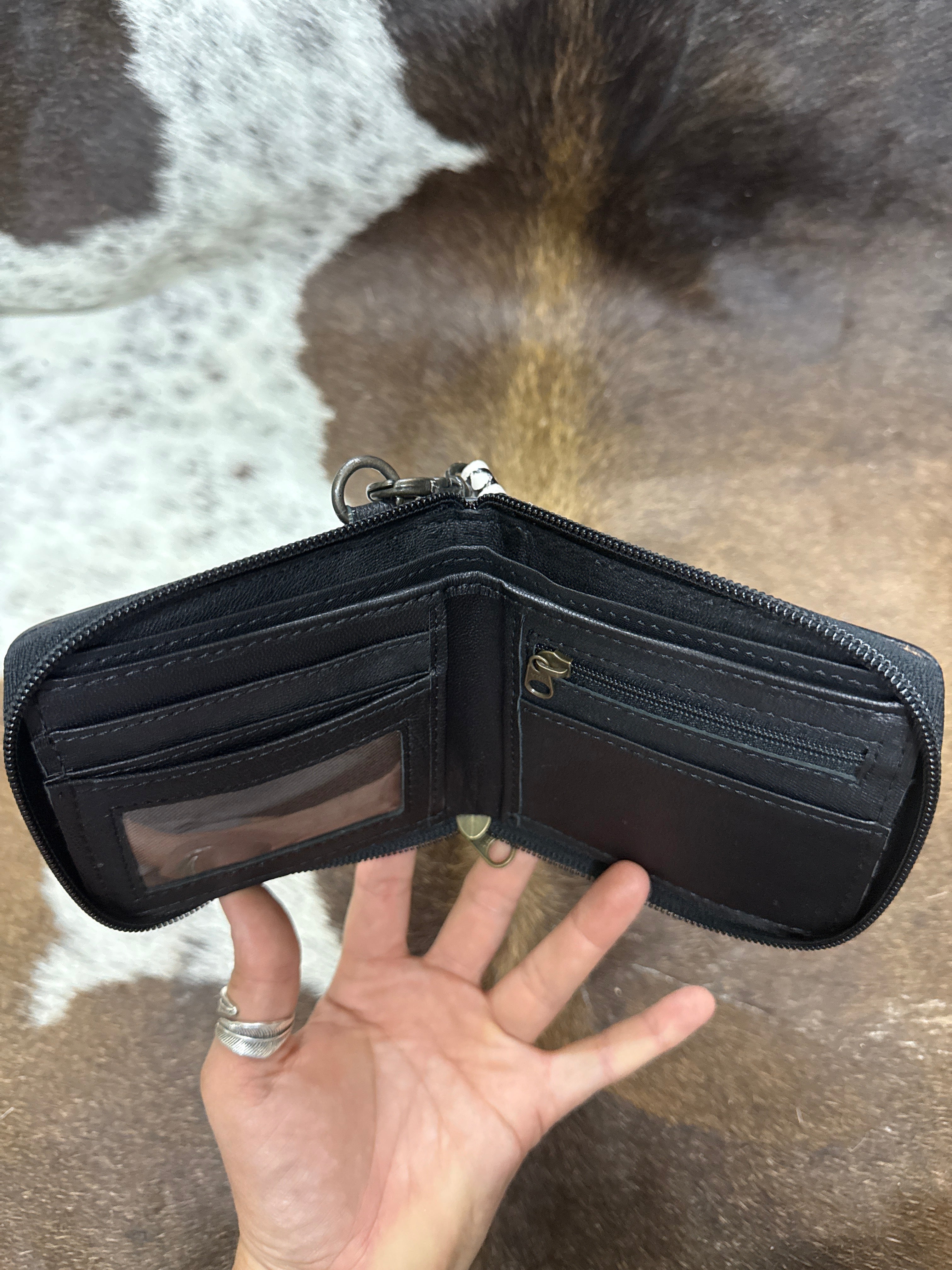 Checker Wristlet Wallet