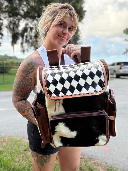 Checker bookbag