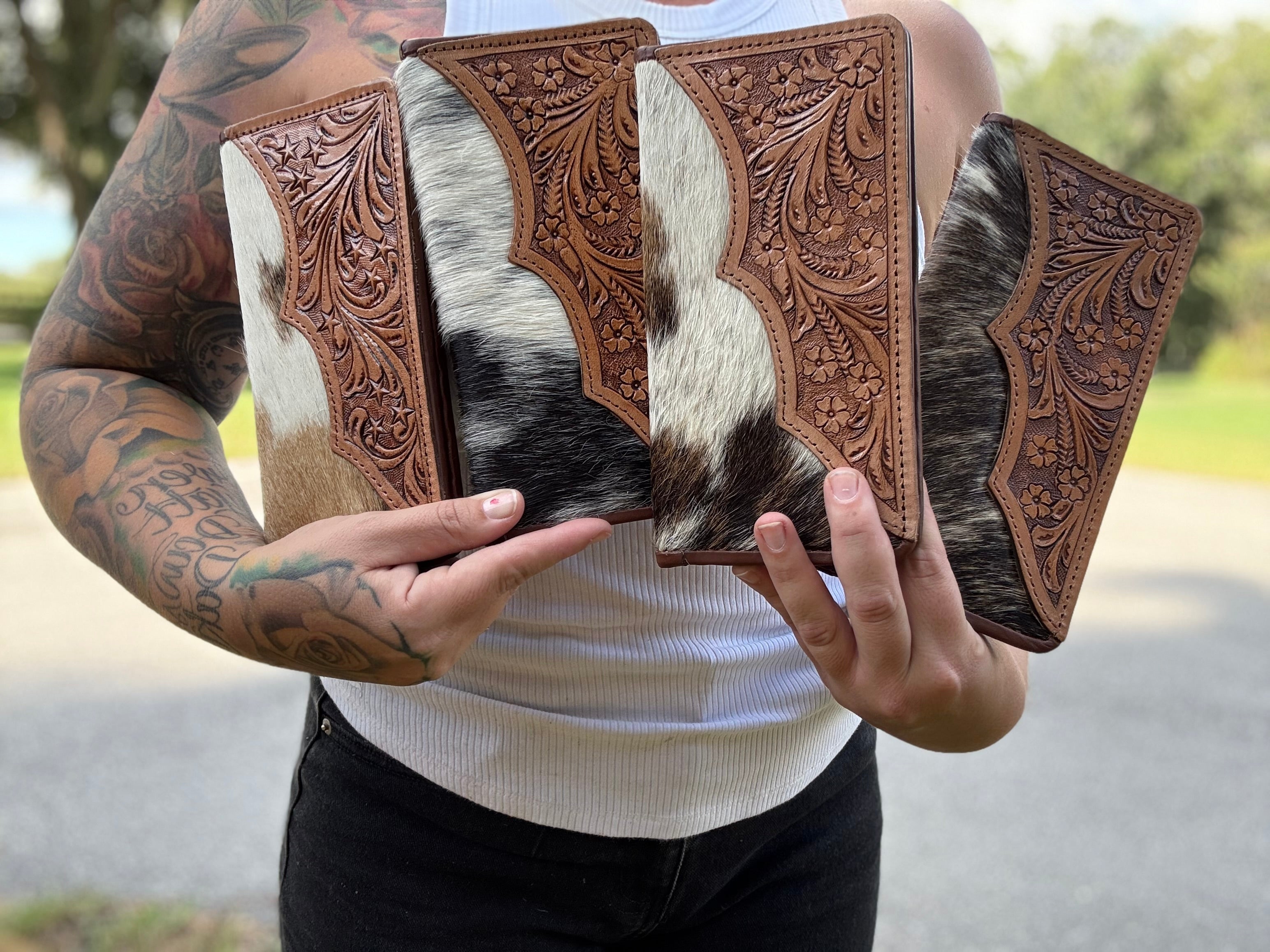 Tooled leather Wallet