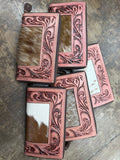Tooled leather wallet