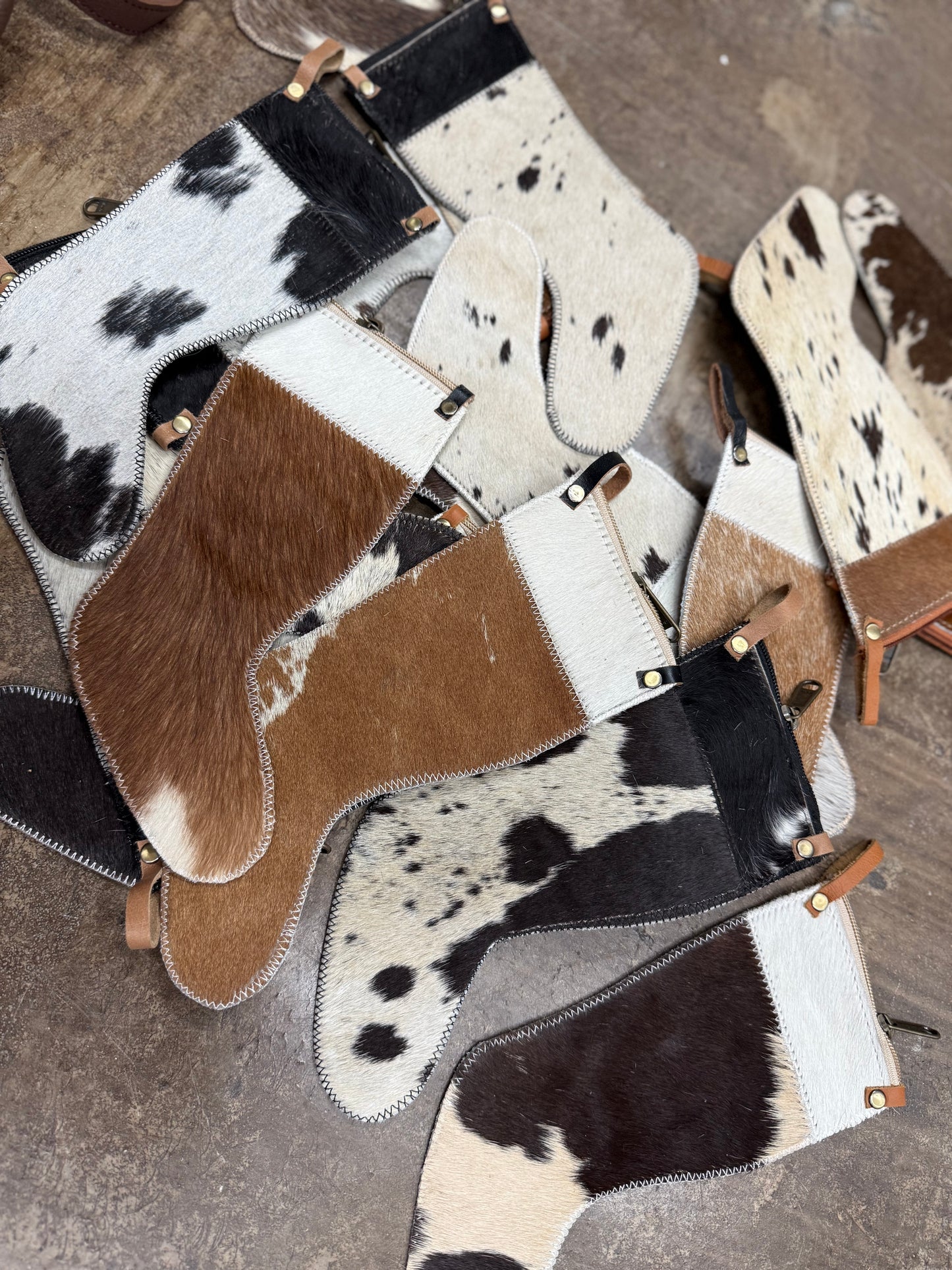 HALF OFF! Price as marked- mini stockings with zipper!