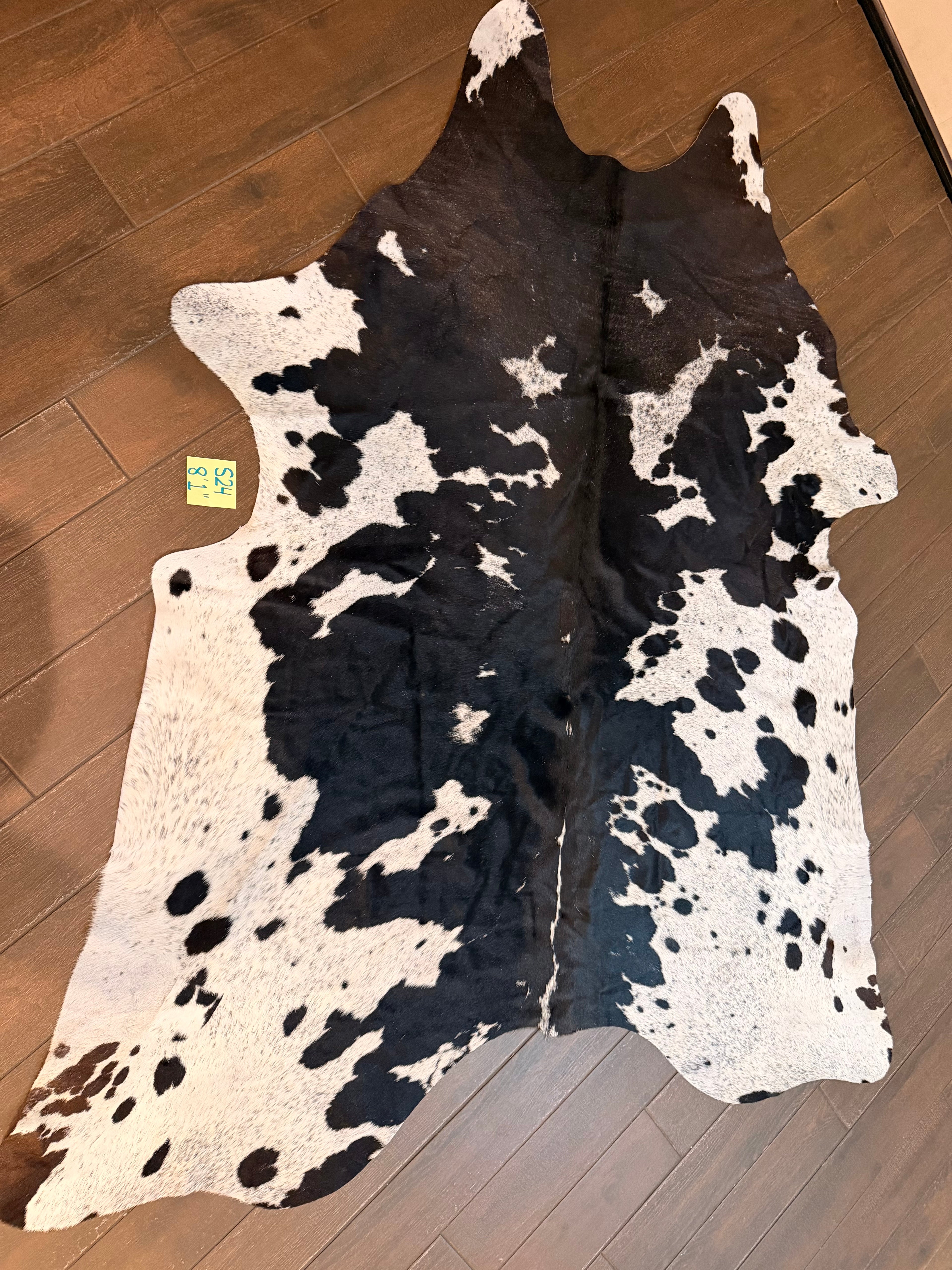 Full size cowhide (exotic)- # s24-8’1”