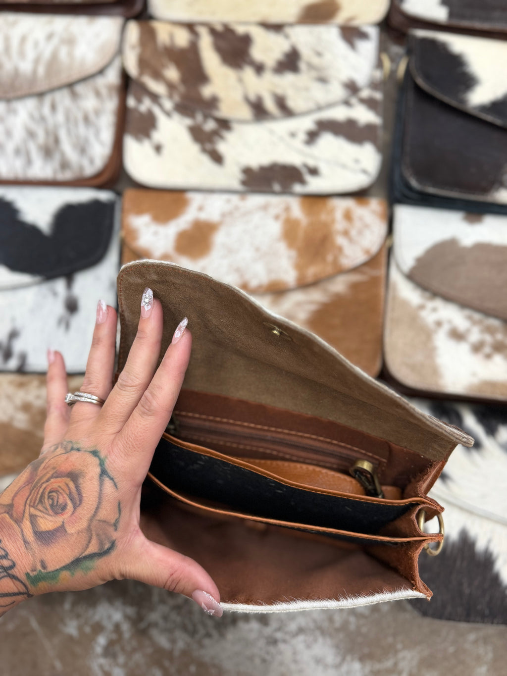 HALF OFF authentic cowhide CLEARANCE BAGS