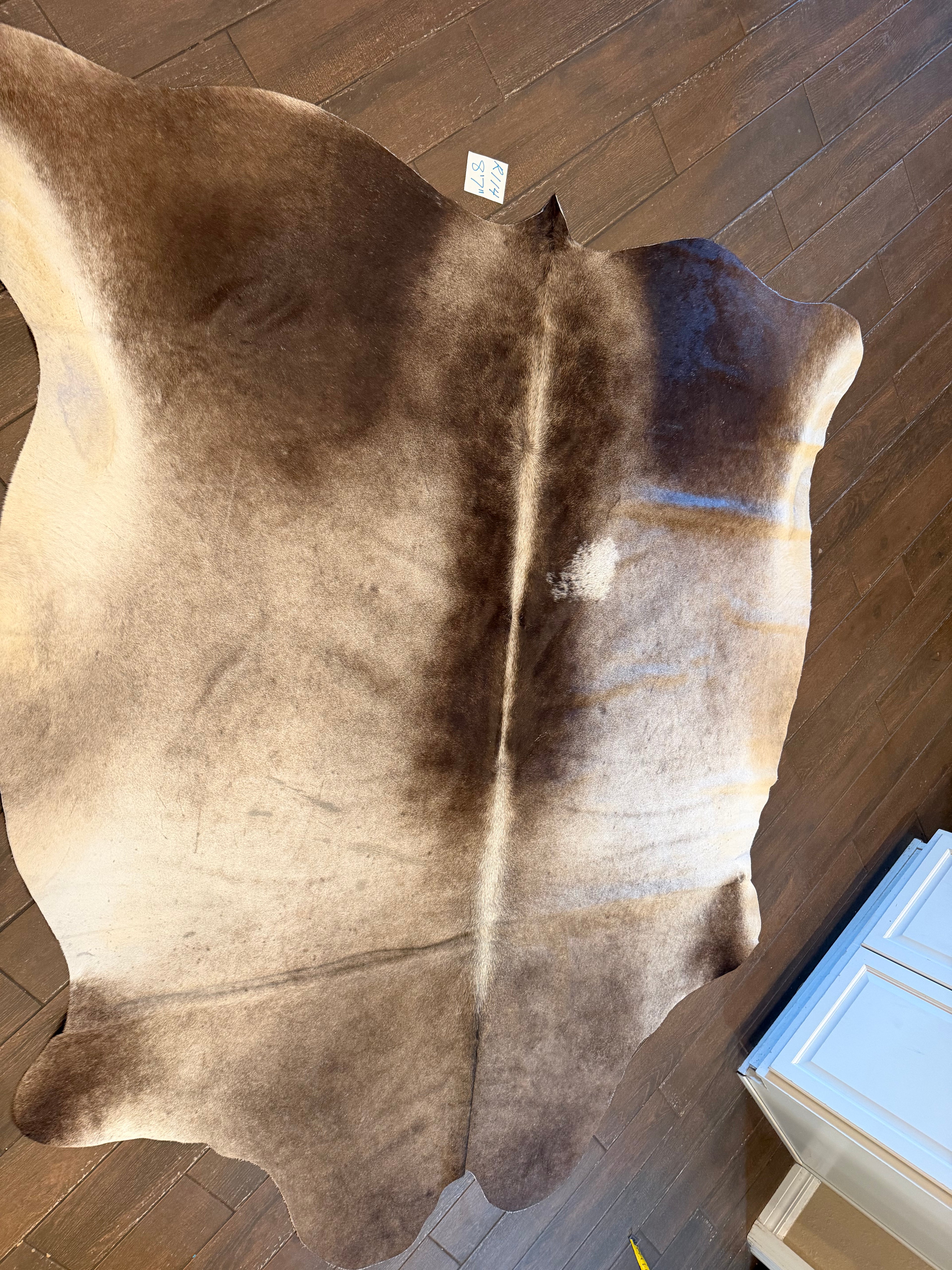Full size cowhide (exotic)- # R114- 8’7”
