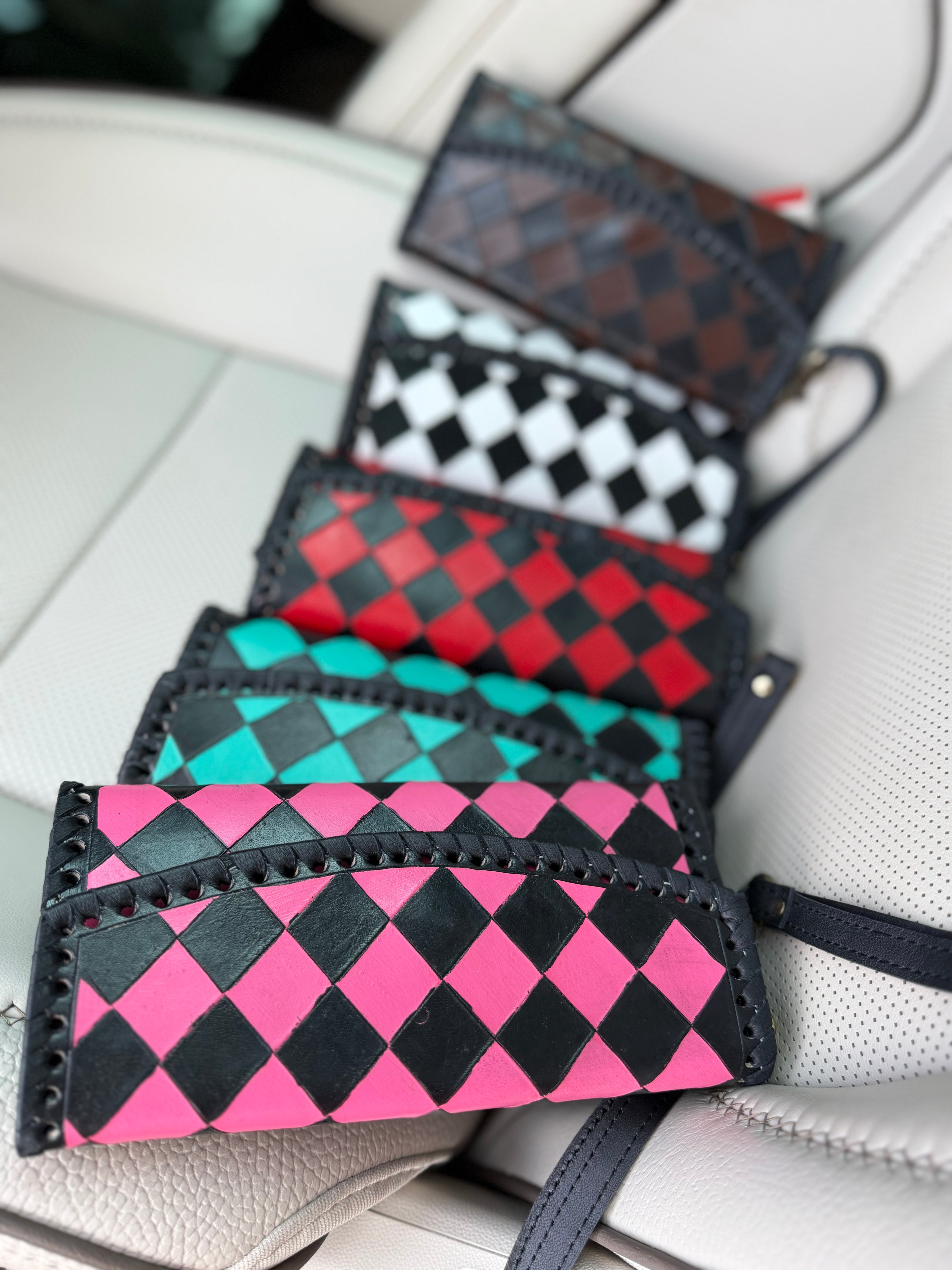 checker Tooled Wallet