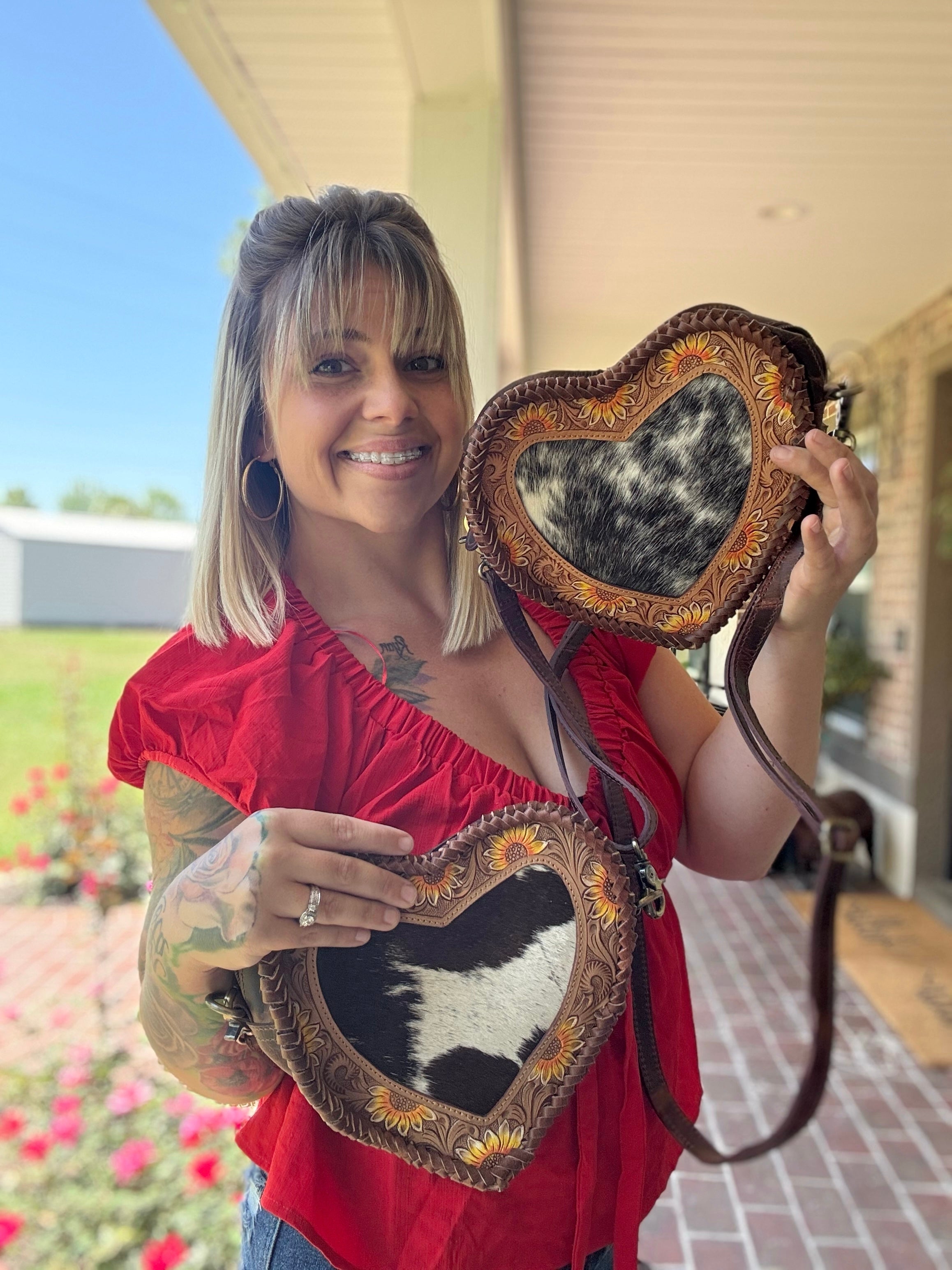 Heart purse