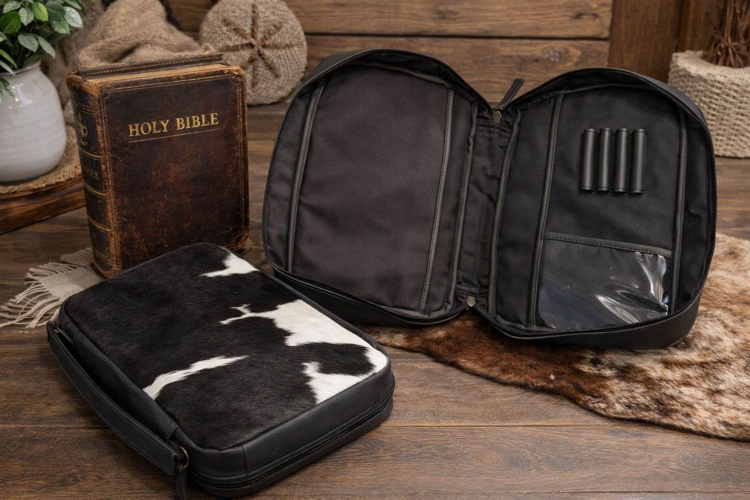 Bible carrying case - free engraving 11”x8”x2”