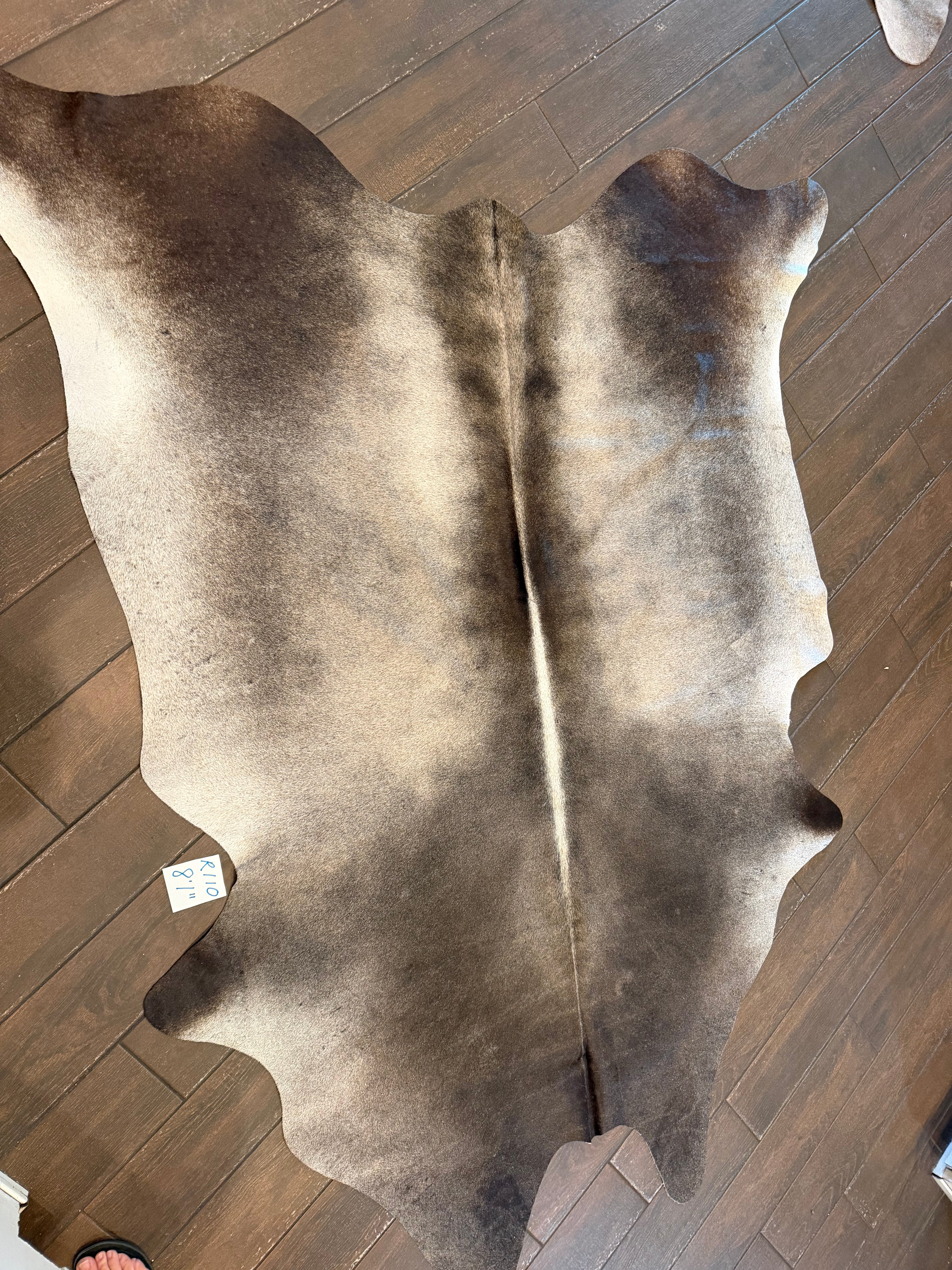 Full size cowhide (exotic)- # R110-8’1”