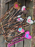 Large long -Heart keychain/bag charm