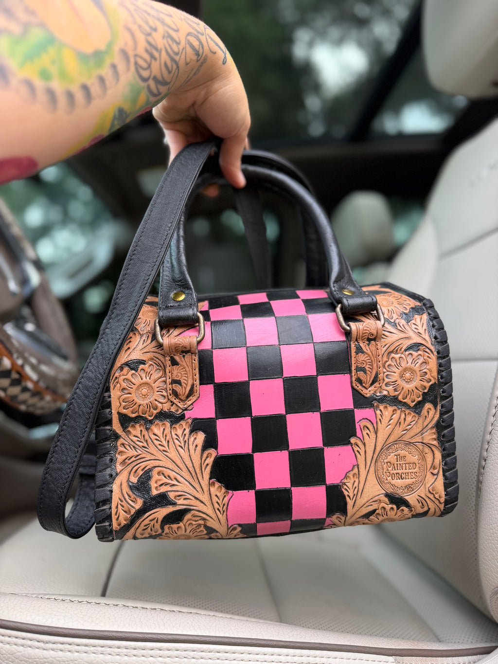 tooled leather speedy (M)