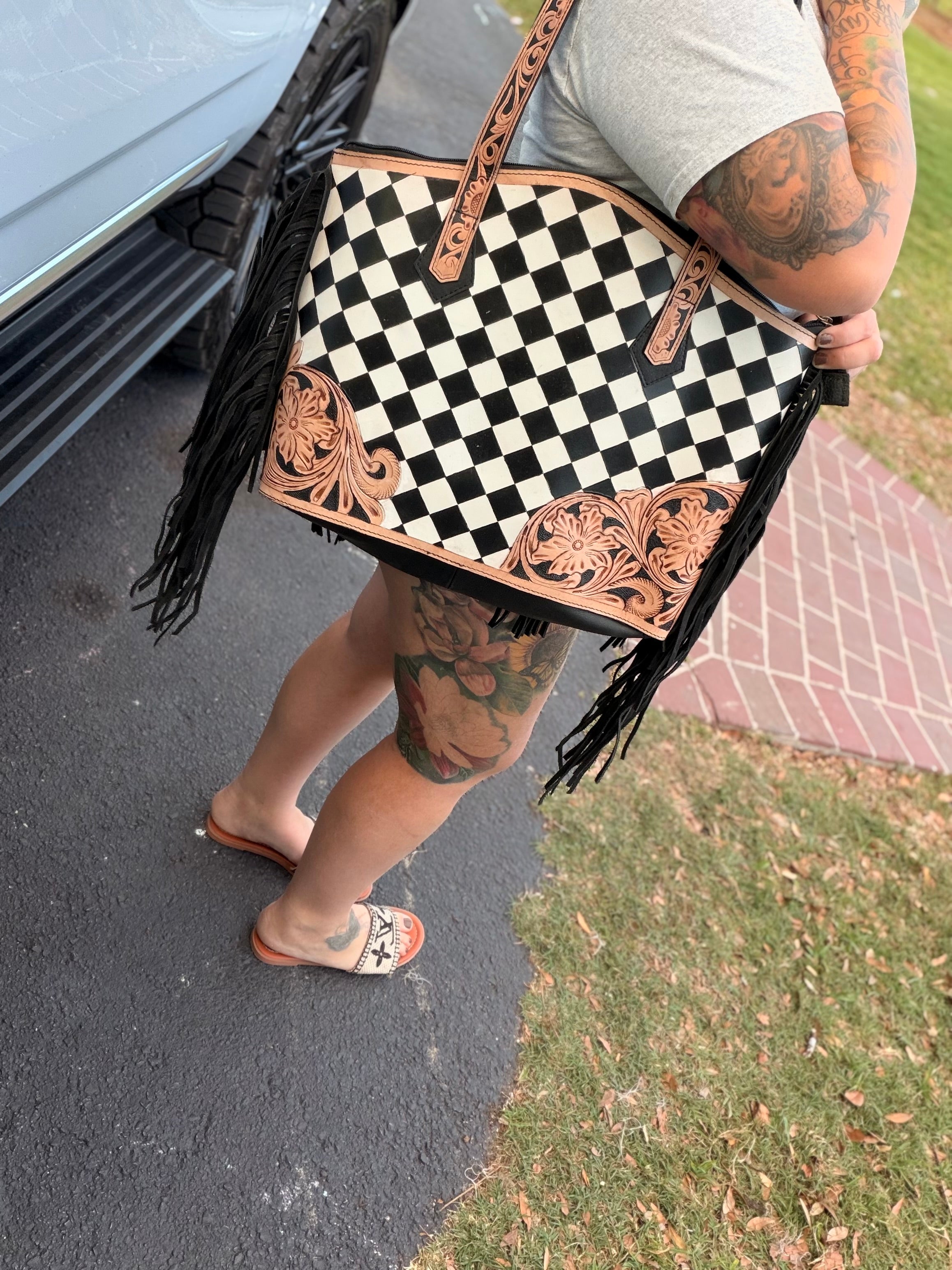 "The Lady Evangeline" Satchel by the Painted Porches