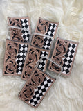 iPhone 17  PRO MAX phone case tooled leather