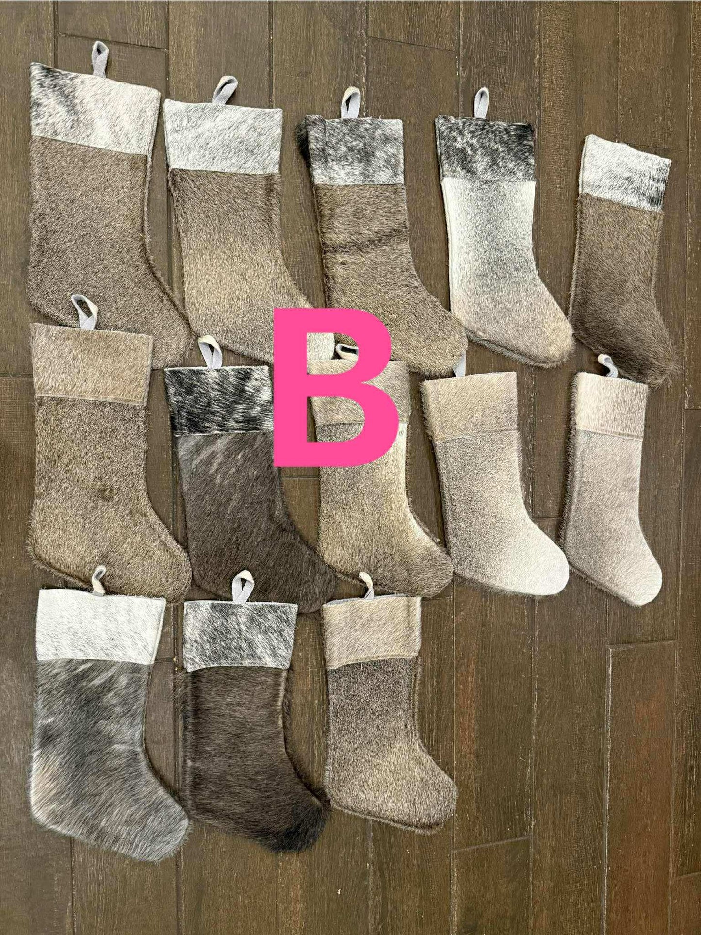 Cowhide stockings 16”