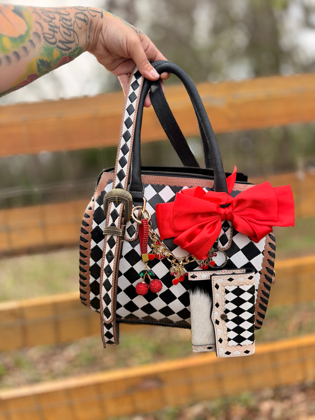 “Little Miss Cherry” Medium Speedy bag set. read description