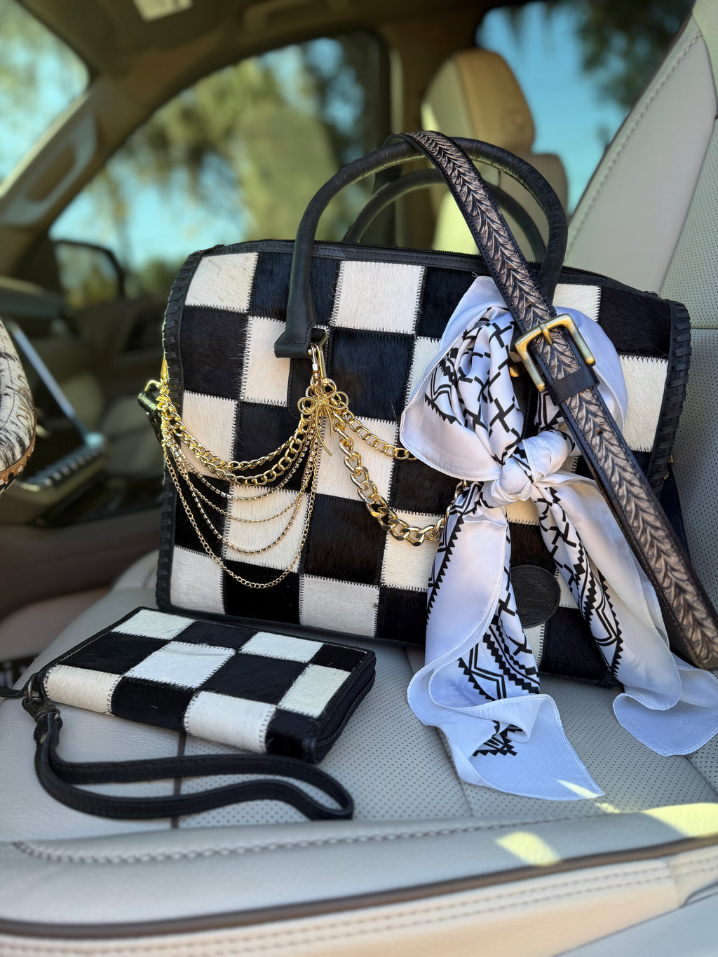 Set "Loretta" patchwork bag - by The Painted Porches