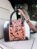 Cowhide - tooled leather speedy (M)